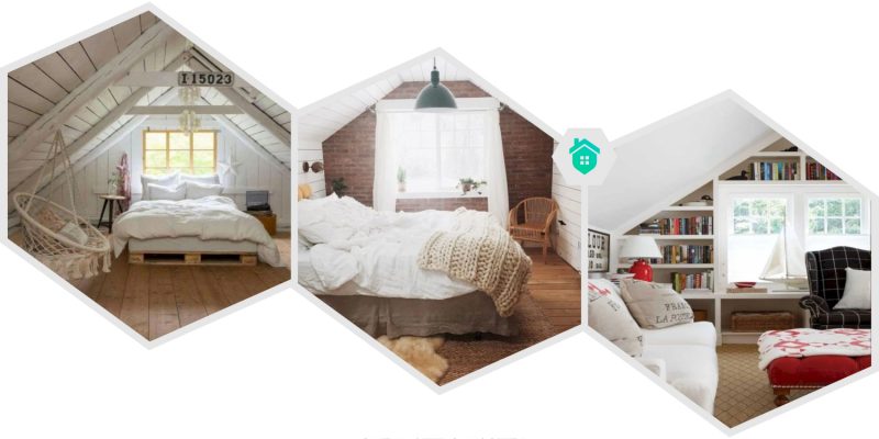 24. attic master bedroom