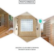 24. glass brick shower