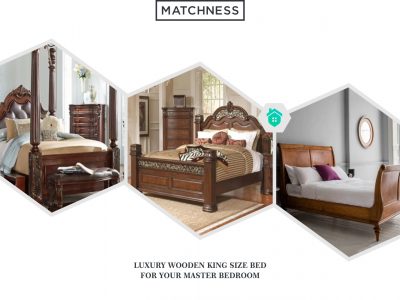 30. wooden king size bed