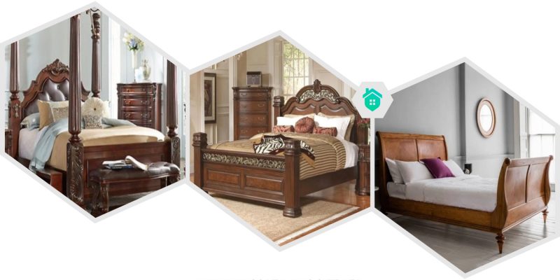 30. wooden king size bed