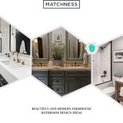 32. farmhouse bathroom design