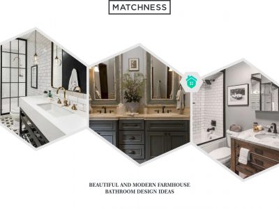 32. farmhouse bathroom design
