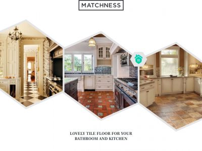 36. lovely tile floor bathroom and kitchen