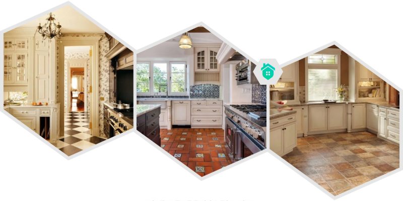 36. lovely tile floor bathroom and kitchen
