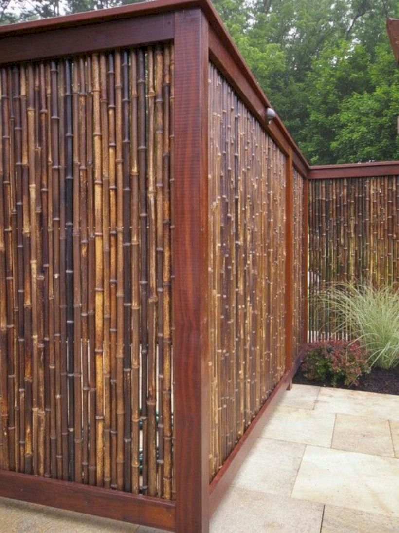 Bamboo fencing