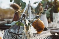 Bohemian wedding table settings inspiration