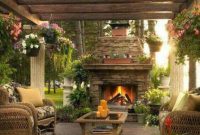 Fresh and beauty small backyard ideas with outdoor living space