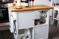 Ikea kallax kitchen island hack