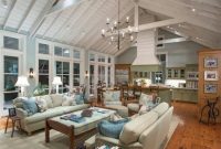 Living room with antique time belongings