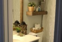 Modern farmhouse bathroom remodel ideas with small space