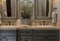 Modern rustic farmhouse style master bathroom ideas