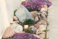 Rock edging ideas for borderline garden