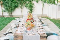 Shares boho-chic birthday party in backyard