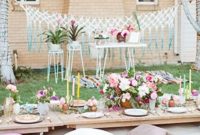 Boho birthday party in front yard that inspire