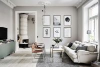 Minimalist living room with a scandinavian touch