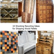 10 shocking recycling ideas for shipping wood pallets