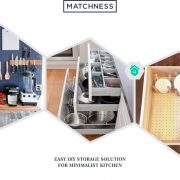 15. diy storage minimalist kitchen