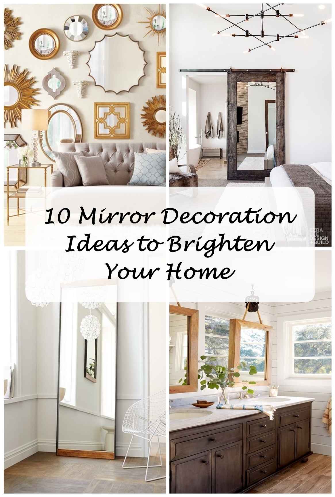 10 Mirror Decoration Ideas To Brighten Your Home | Matchness.com