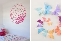 5 hiasan dinding origami