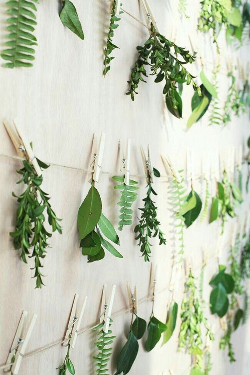 7. greenery backdrop