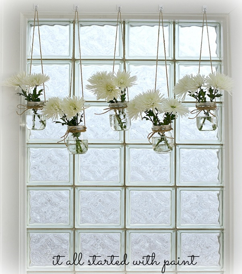 Mason jar spring decoration 1