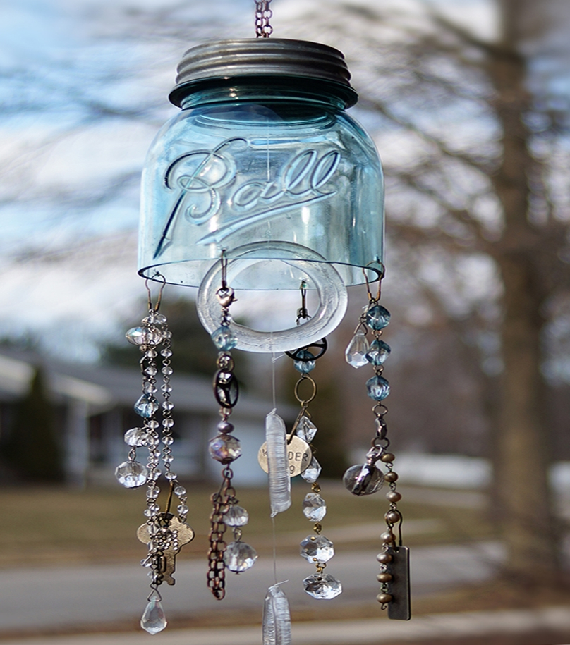 Mason jar spring decoration 3