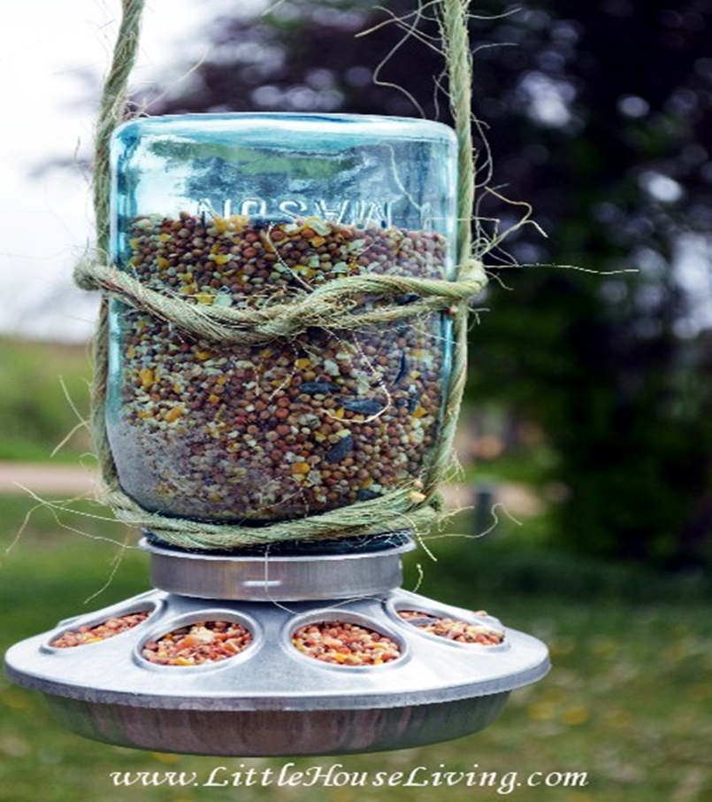 Mason jar spring decoration 4
