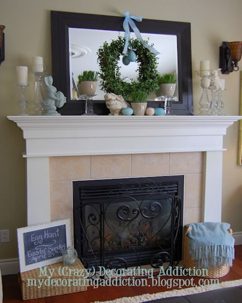 Spring mantel ideas 1
