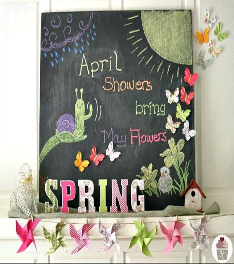 Spring mantel ideas 3