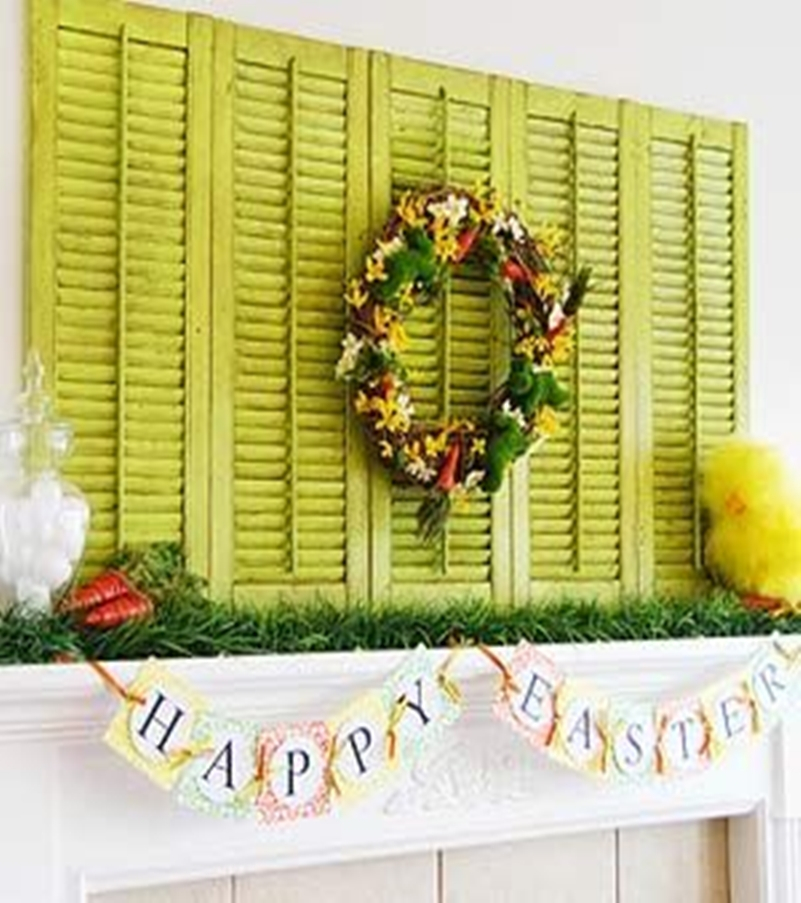 Spring mantel ideas 4