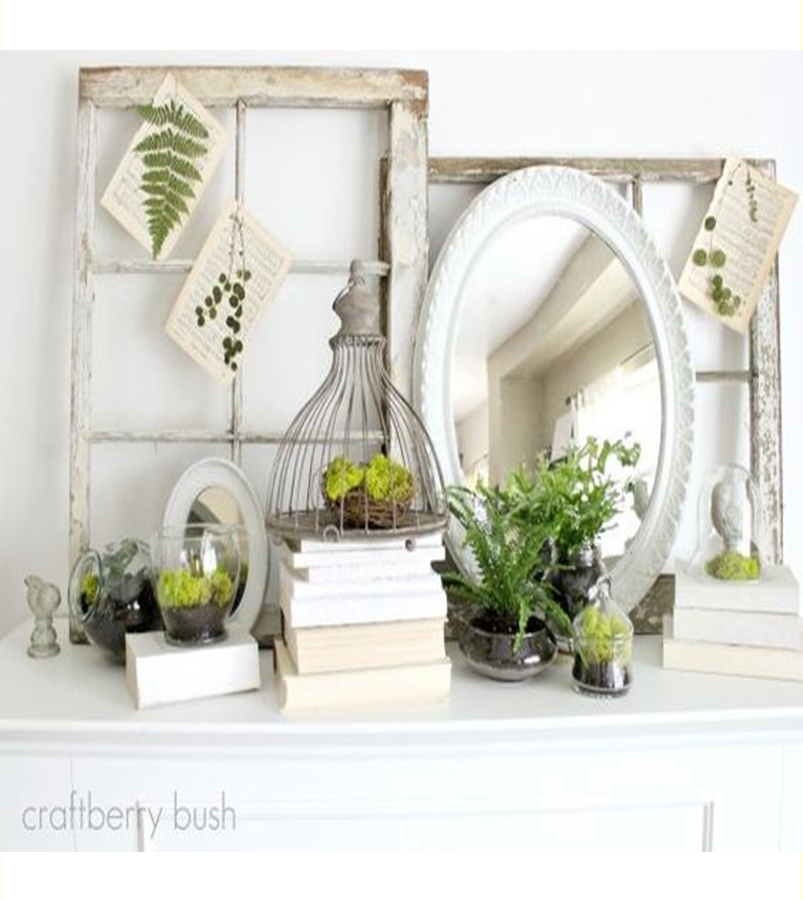 Spring mantel ideas 6