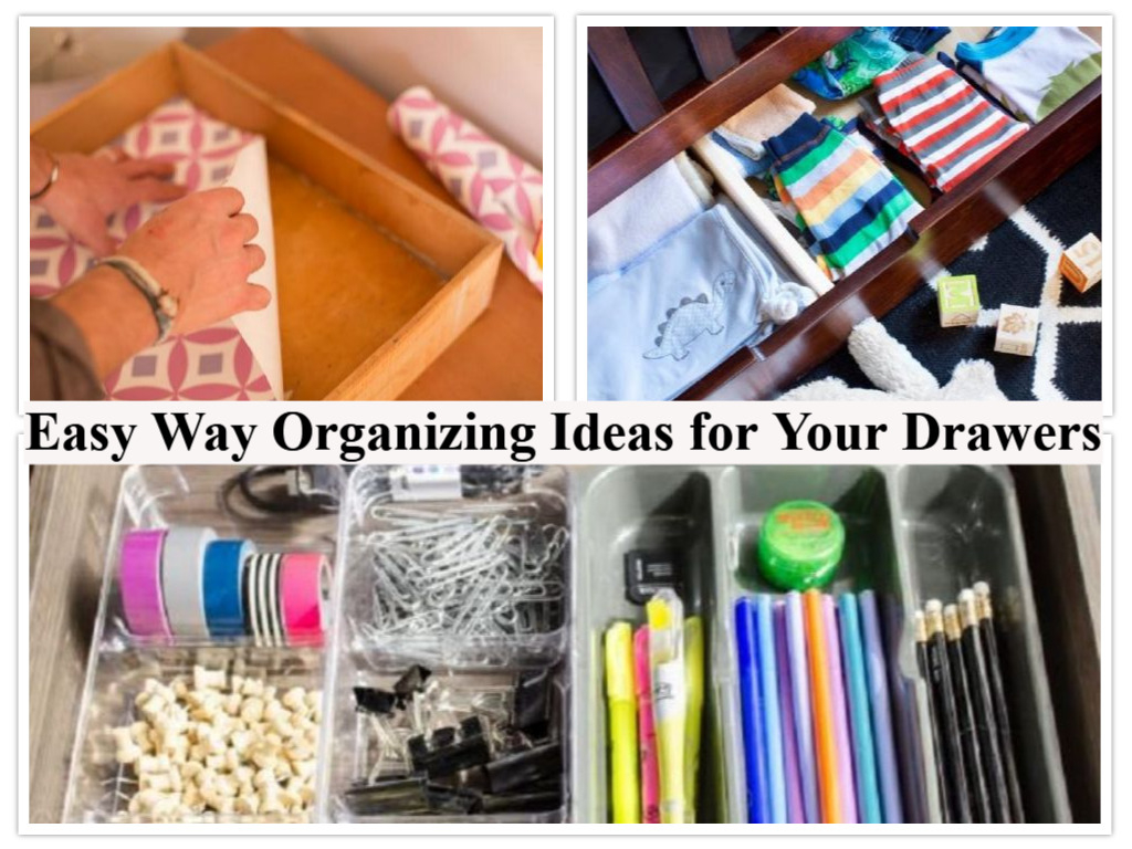 Easy Way Organizing Ideas for Your Drawers
