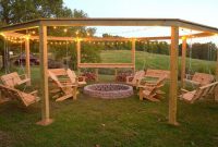 String around a pergola