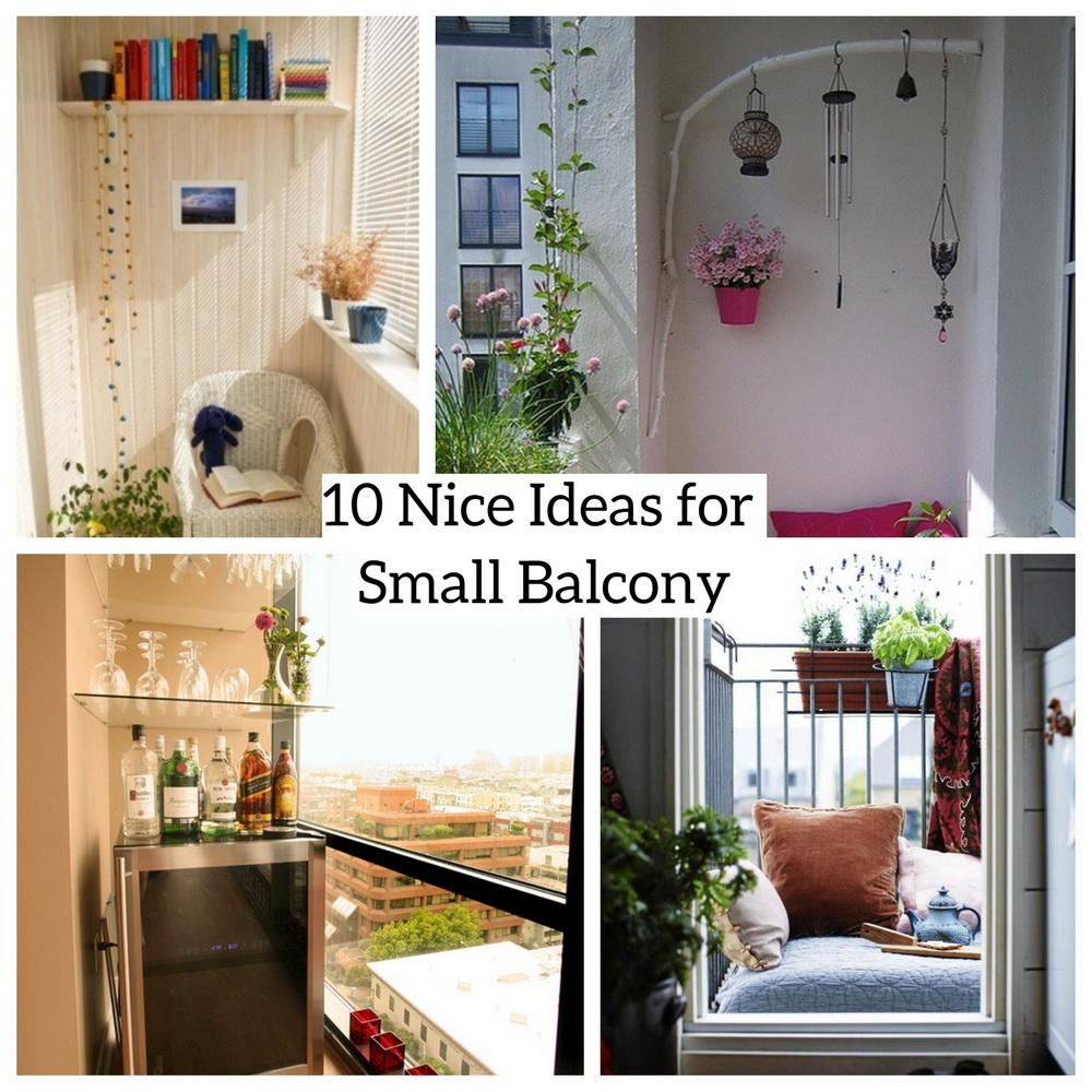 10 Nice Ideas for Small Balcony ~ Matchness.com