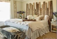 Applying diy headboard