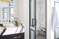 Geometric bathroom