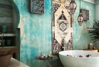 Moroccan styled bathroom