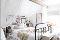 Romantic farmhouse bedroom