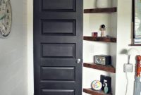 Build a shelf by the door