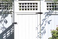 Classic backyard fence