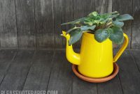 Diy upcycled pitcher planter