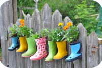 Rain boots gardening