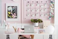 Wall calendar with an acrylic square