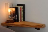 Wall shelf for the bedroom