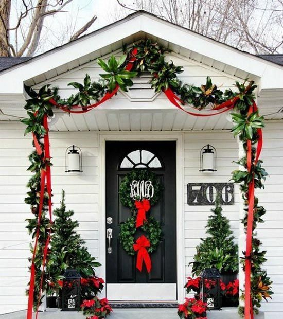 Adorable christmas porch décoration ideas 01