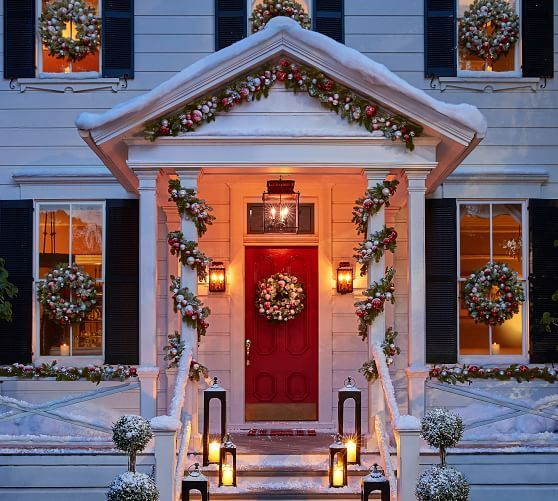 Adorable christmas porch décoration ideas 06