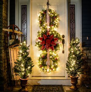 Adorable christmas porch décoration ideas 15