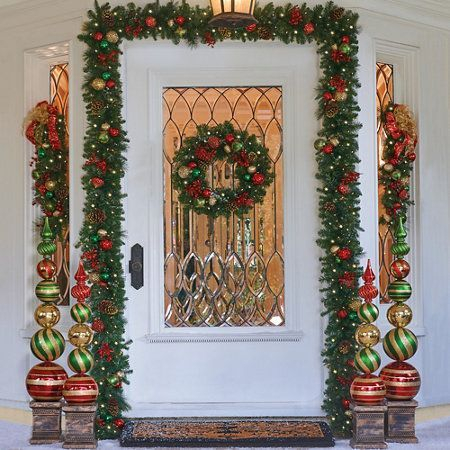 Adorable christmas porch décoration ideas 23
