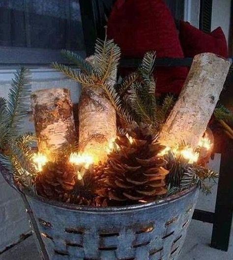 Adorable christmas porch décoration ideas 26
