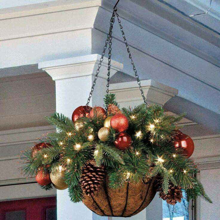 Adorable christmas porch décoration ideas 35